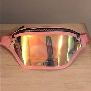 Iridescent fanny pack